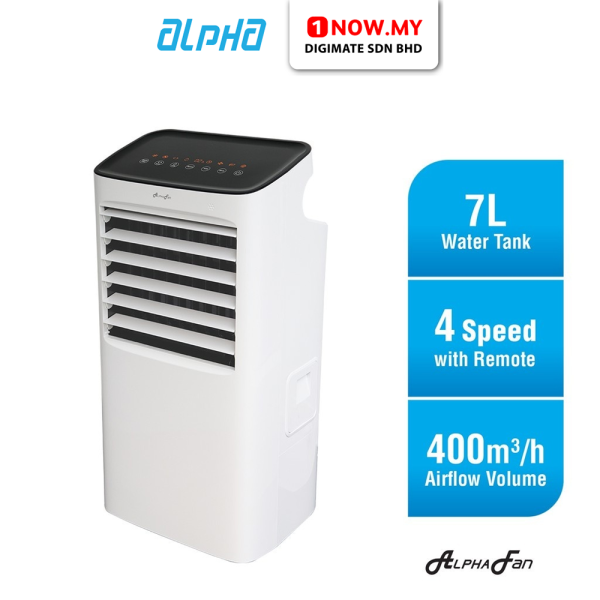 ALPHA 7L AlphaFan BREEZ Air Cooler With Ionizer AC/7L-AC | 3 Modes - Normal Natural Sleep