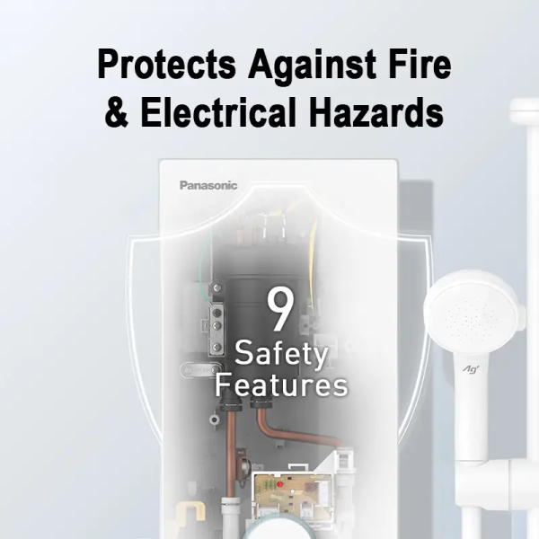 PANASONIC V Series Instant Water Heater DH-3VS1MW (No Pump) | 3.6kW 9 Safety Features - Image 6