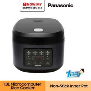 PANASONIC 1.8L Microcomputer Rice Computer SR-DA182KSK | Non Stick Easy Cooking 3 Star Energy Saving