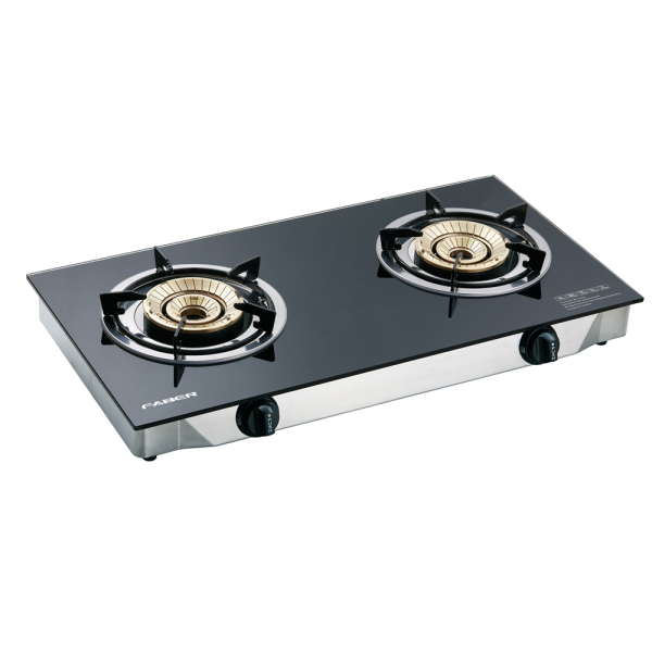 FABER 2 Burners Glazzo Gas Stove FCGlazzo G2813 | Strong Tempered Glass Surface - Image 3