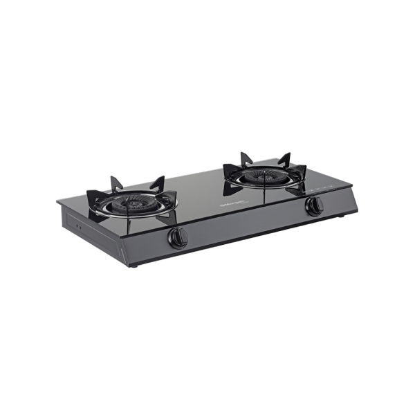 MORGAN 2 Burners Gas Stove MGS-8812G | Durable Glass Top Strong Enamel Trivet - Image 2
