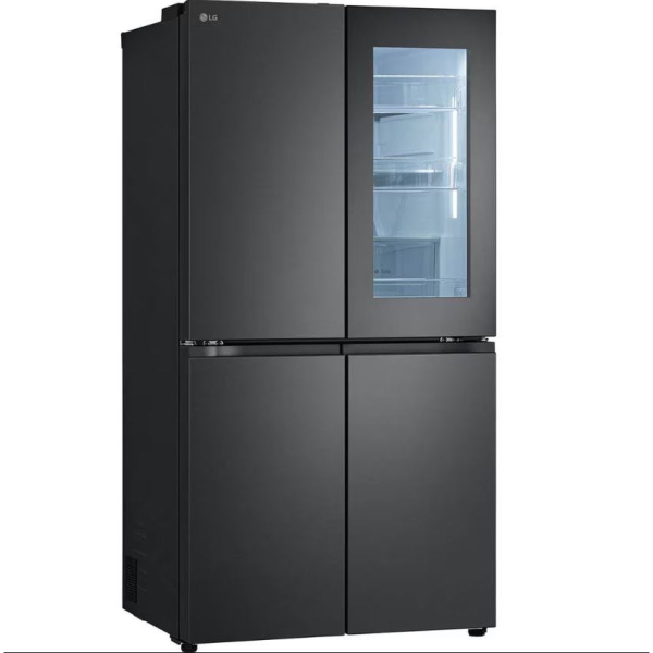 LG 601L Inverter InstaView French Door Fridge GC-V24FFCHB | Energy Efficient Elegant Matte Black Finish - Image 4