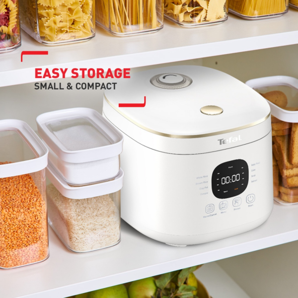 TEFAL 0.7L Rice Mate Mini Fuzzy Logic Rice Cooker RK515165 - Image 7