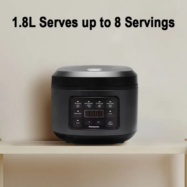 PANASONIC 1.8L Microcomputer Rice Computer SR-DA182KSK | Non Stick Easy Cooking 3 Star Energy Saving - Image 8
