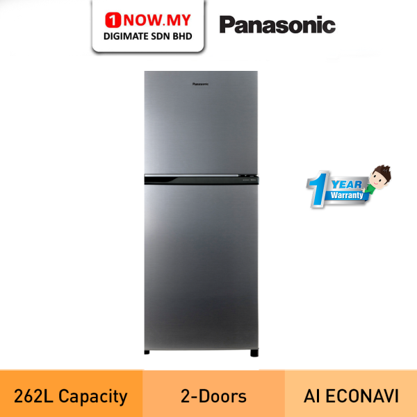 PANASONIC 262L Inverter TMF Refrigerator NR-TV261APSM | 5 Star Energy Efficient 2 Door