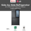 LG 601L Inverter InstaView French Door Fridge GC-V24FFCHB | Energy Efficient Elegant Matte Black Finish