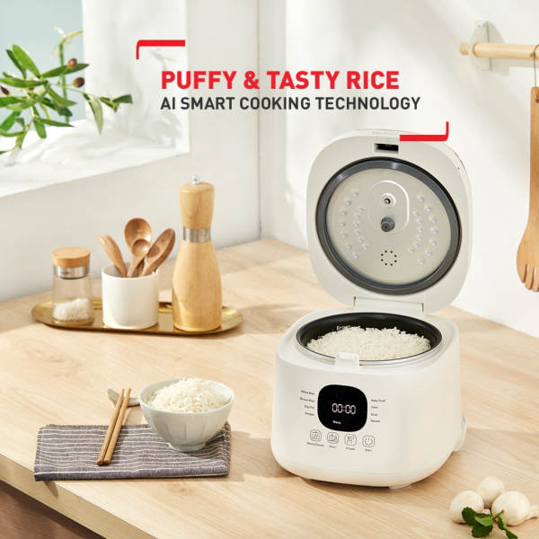 TEFAL 0.7L Rice Mate Mini Fuzzy Logic Rice Cooker RK515165 - Image 8