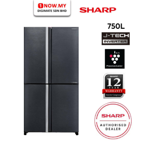 SHARP 750L Inverter Side-by-side Avance Refrigerator SJF1022VMDS | Express Freezing Energy Saving