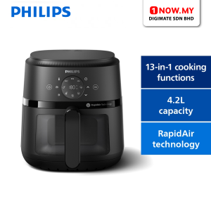 PHILIPS 4.2L 2000 Series Digital Air Fryer NA221/09 | Healthy Frying Energy Saving