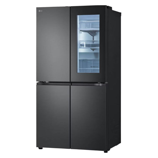 LG 601L Inverter InstaView French Door Fridge GC-V24FFCHB | Energy Efficient Elegant Matte Black Finish - Image 3