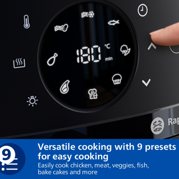 PHILIPS 4.2L 2000 Series Digital Air Fryer NA221/09 | Healthy Frying Energy Saving - Image 5