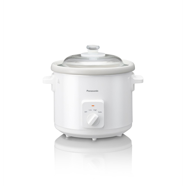 PANASONIC 3L Slow Cooker NF-N31AWSK | Efficient Cooking Multi Recipes 3 Heat Settings - Image 2