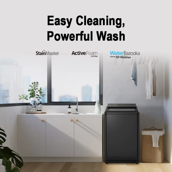 PANASONIC 11.5kg Inverter Top Load Washing Machine NA-FD115X3BT | Powerful Clean Convenient - Image 6