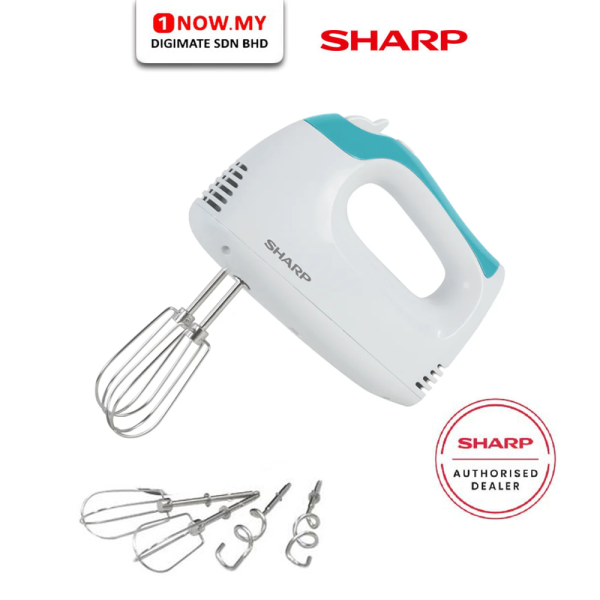 SHARP 300W Hand Mixer 5 Speeds With Turbo Function EMH55WH