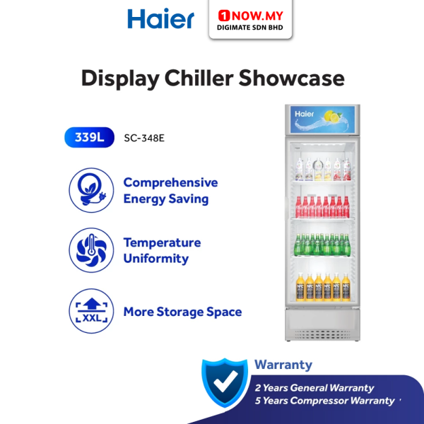 HAIER 339L Display Chiller Showcase SC-348E​​​​​​​ | Energy Saving