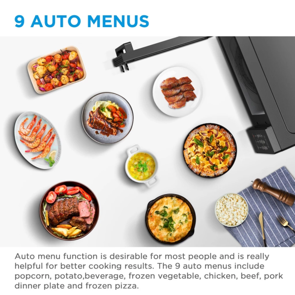 MIDEA 25L Microwave Oven MMO-EG925EXX | 5 Star Energy Efficient Touch Control Menus - Image 4