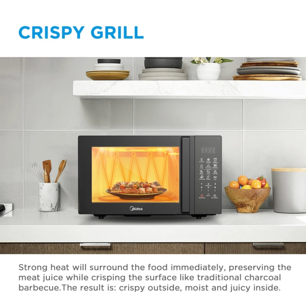 MIDEA 25L Microwave Oven MMO-EG925EXX | 5 Star Energy Efficient Touch Control Menus - Image 5