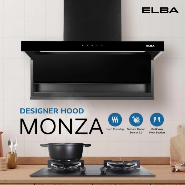 ELBA Monza Designer Hood EH-Q9327ST(BK) | Motion Sensor Touch Control - Image 4