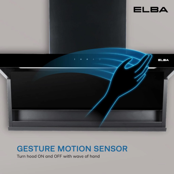 ELBA Monza Designer Hood EH-Q9327ST(BK) | Motion Sensor Touch Control - Image 3