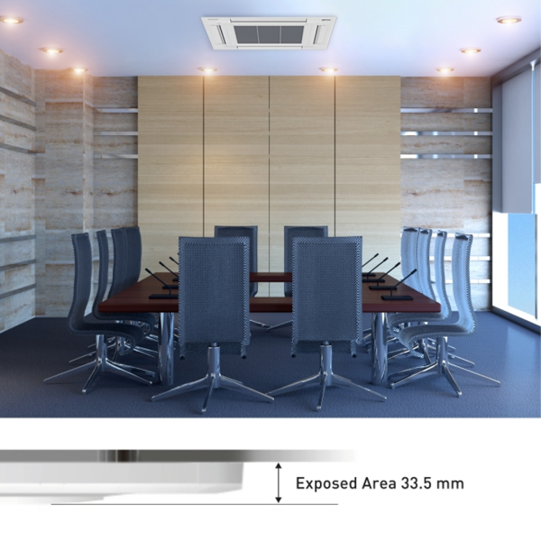 PANASONIC 2HP 2.5HP 3HP Non Inverter 4-Way Ceiling Cassette PU1H5C-N5 S-19PU1H5C / 25PU1H5C / 30PU1H5C-1 | Powerful 360° Airflow Air Purification - Image 3