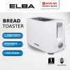 ELBA 2 Slice Bread Toaster ET-G2770(WH) | Cool Touch Body 