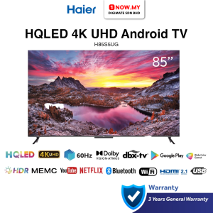 HAIER 85" S5 PRO Series HQLED 4K UHD Android TV H85S5UG PRO