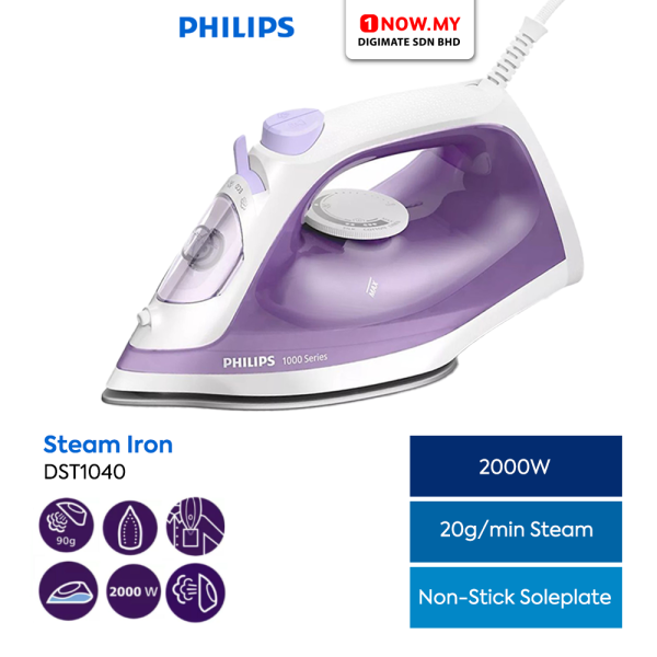 PHILIPS Steam Iron DST1040 | Fast Convenient For Ironing Clothes