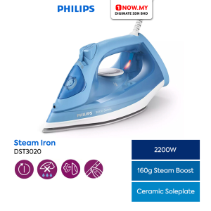 PHILIPS 3000 Series Steam Iron DST3020 | 2200W Powerful Steam