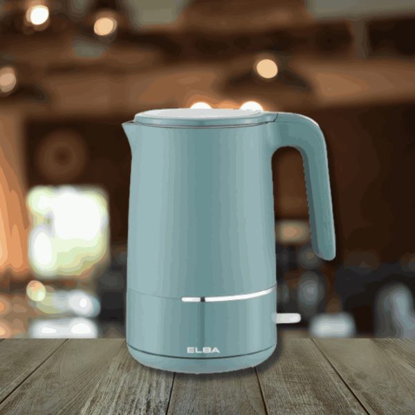 ELBA 1.7L Jug Kettle EJK-Q1782SS(GN) - Green | ​​​​​​​ Safe Cool Touch Stainless Steel - Image 2