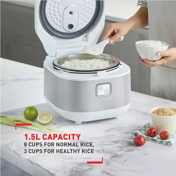 TEFAL 1.5L Healthy & Tasty Plus IH Rice Cooker RK862165 (8 cups) | 12 Programs Non Stick Coating - Image 3