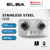 ELBA 2 Burners Gas Hob EBH-M8962(SS) | Built-In Premium Stainless Steel 