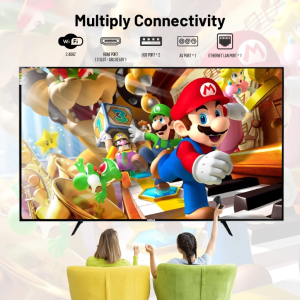 SAMVIEW 43" LED FHD Smart Android TV S40-X1 | Built-In Aerial Terminal MYTV - Image 6