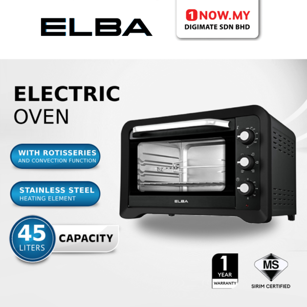 ELBA 45L Electric Oven EEO-G4529(BK)
