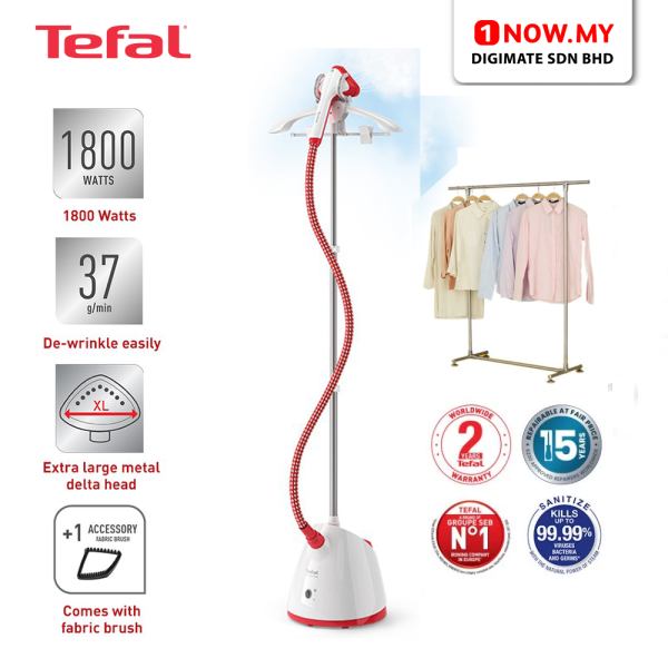 TEFAL 1800W Pro Style One Garment Steamer IT2440M0 | Easy Efficient