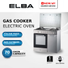 ELBA 4 Burners Gas Cooker With Grill & 70L Electric Oven EGC-C9784E(SS) | Freestanding
