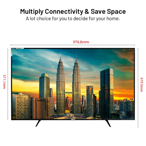 SAMVIEW 43" LED FHD Smart Android TV S40-X1 | Built-In Aerial Terminal MYTV - Image 7