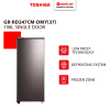 TOSHIBA 198L Non Inverter Single Door Refrigerator GR-RD247CM-DMY | Low Frost Technology Defrosting System