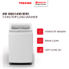 TOSHIBA 7kg Non Inverter Top Load Washer AW-M801AM(WW) | 3 Star Energy Efficient