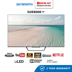 SKYWORTH 50" SUE8000 QLED 4K UHD Google TV ​​​​​​​ 50SUE8000 | Eye Care