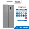 SKYWORTH 470L Inverter Side By Side Casa Series Refrigerator SBS-408WP | Quality Modern Multi AirFlow