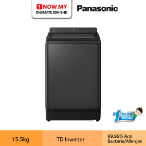 PANASONIC 15.5kg Inverter Top Load Washing Machine NA-FD155X3BT | 4 Star Energy Efficient