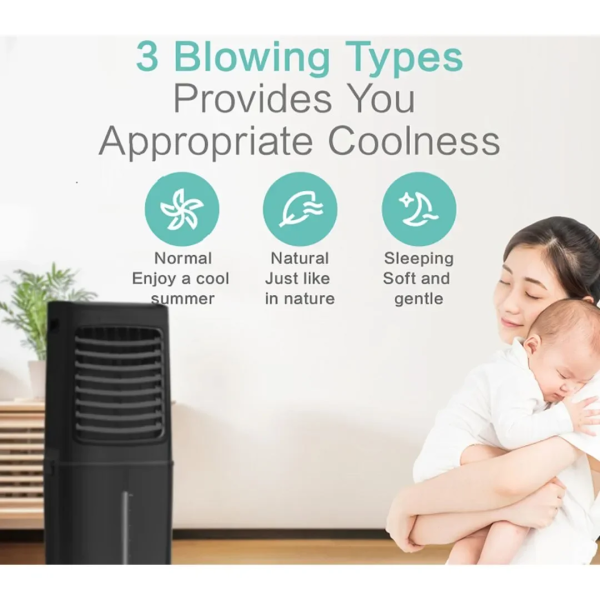 MIDEA 50L Air Cooler MAC-530JR | Dual Filtering - Image 7