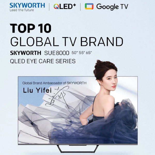 SKYWORTH 50" SUE8000 QLED 4K UHD Google TV ​​​​​​​ 50SUE8000 | Eye Care - Image 2