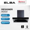 ELBA Designer Hood EH-Q9634ST(BK) | Premium Stainless Steel Motion Wave Sensor