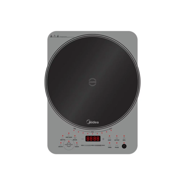 MIDEA Single Burner 2200W Induction Cooker MC-CLC2215 | XXL Mega Panel FREE Pot - Image 2
