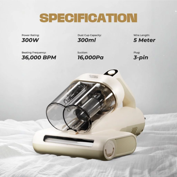 RUSSELL TAYLORS Dual Cup Dust Mite Vacuum Cleaner with UV-C Light VM20 - Image 8