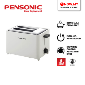 PENSONIC 2-Slices Bread Toaster PT-929 | 750W Easy To Use