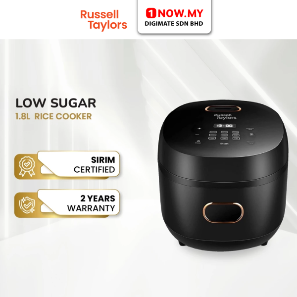RUSSELL TAYLORS 1.8L Digital Low Sugar Rice Cooker RC10