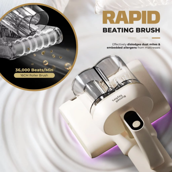 RUSSELL TAYLORS Dual Cup Dust Mite Vacuum Cleaner with UV-C Light VM20 - Image 5