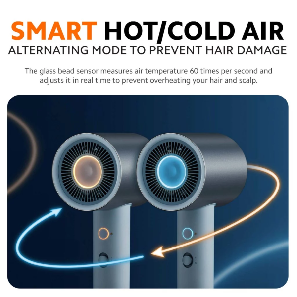 XIAOMI H500 Ionic Hair Dryer BHR5045HK | Hot Cold Air Smart Temperature Control - Image 7